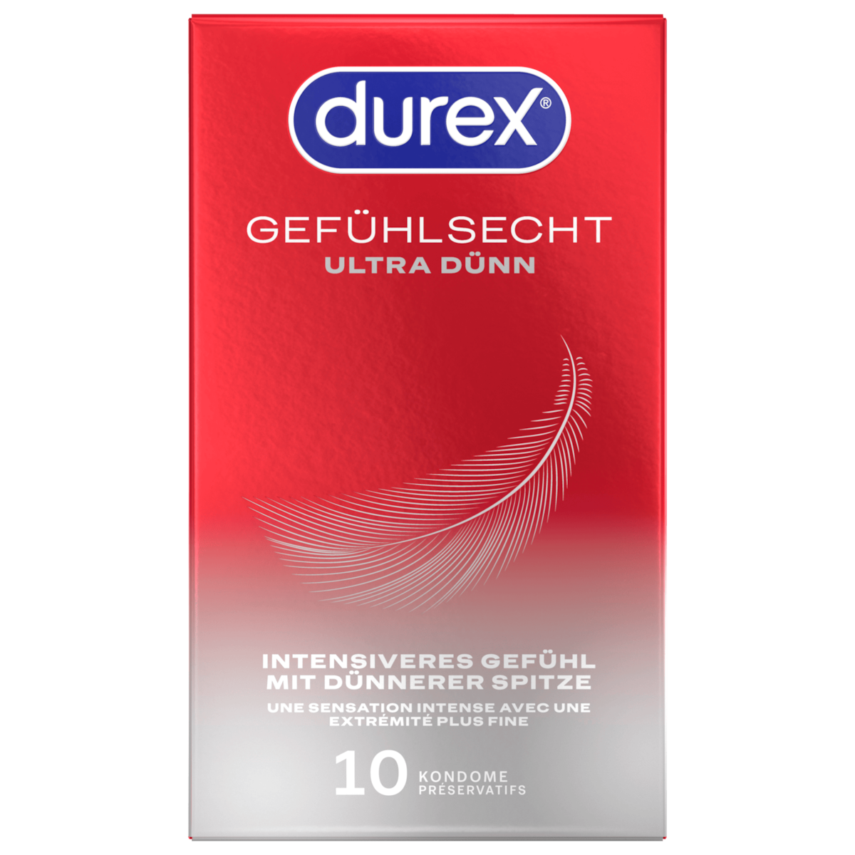 Durex Kondome Gefühlsecht Ultra Dünn 10 Stück