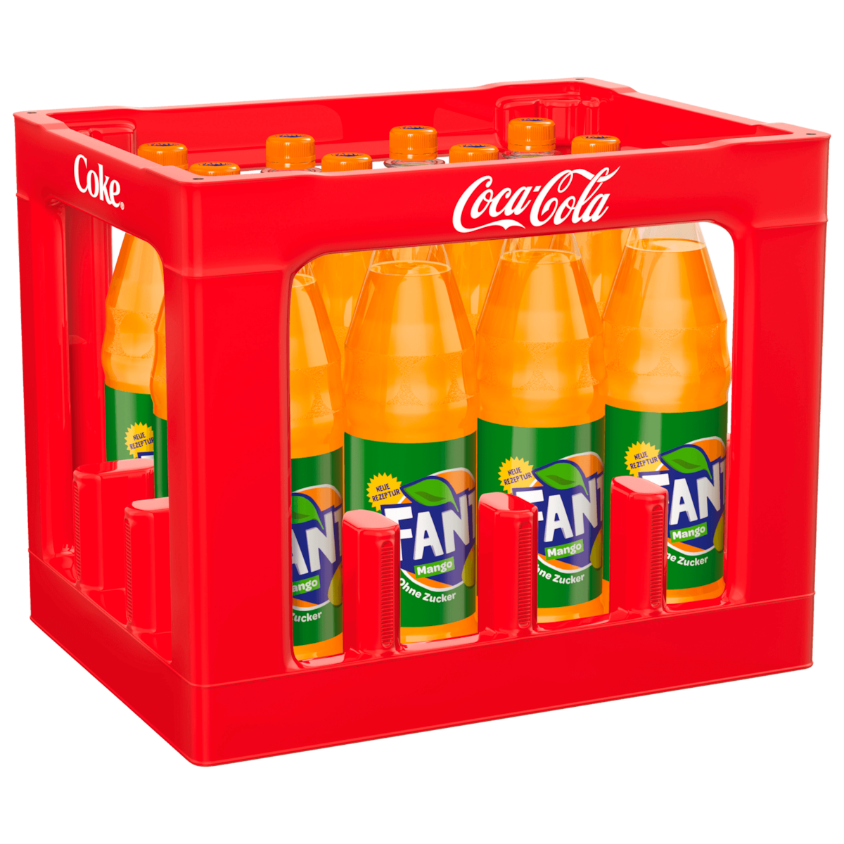 Fanta Mango ohne Zucker 12x1l