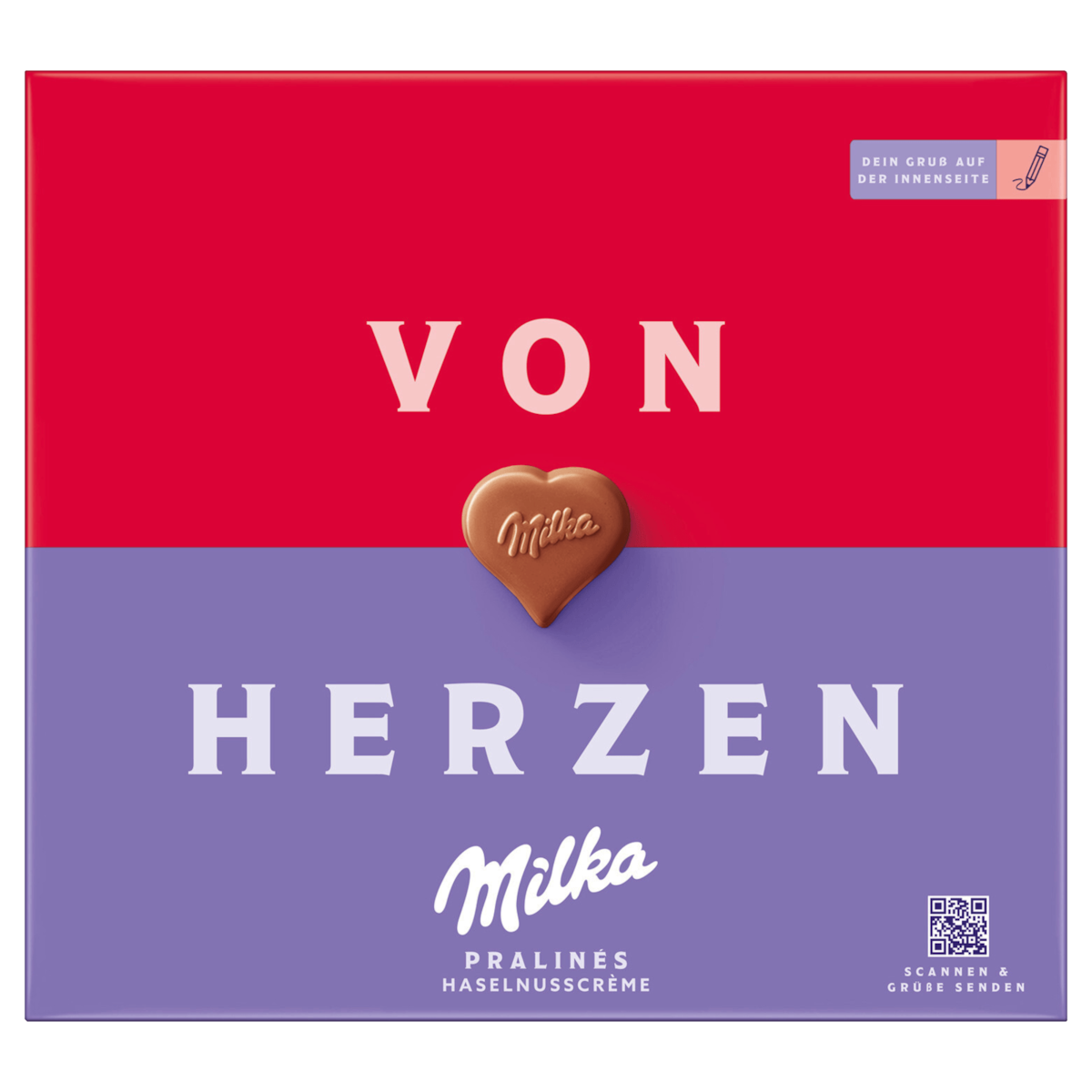 Milka I love Milka Pralinés Haselnusscrème 110g