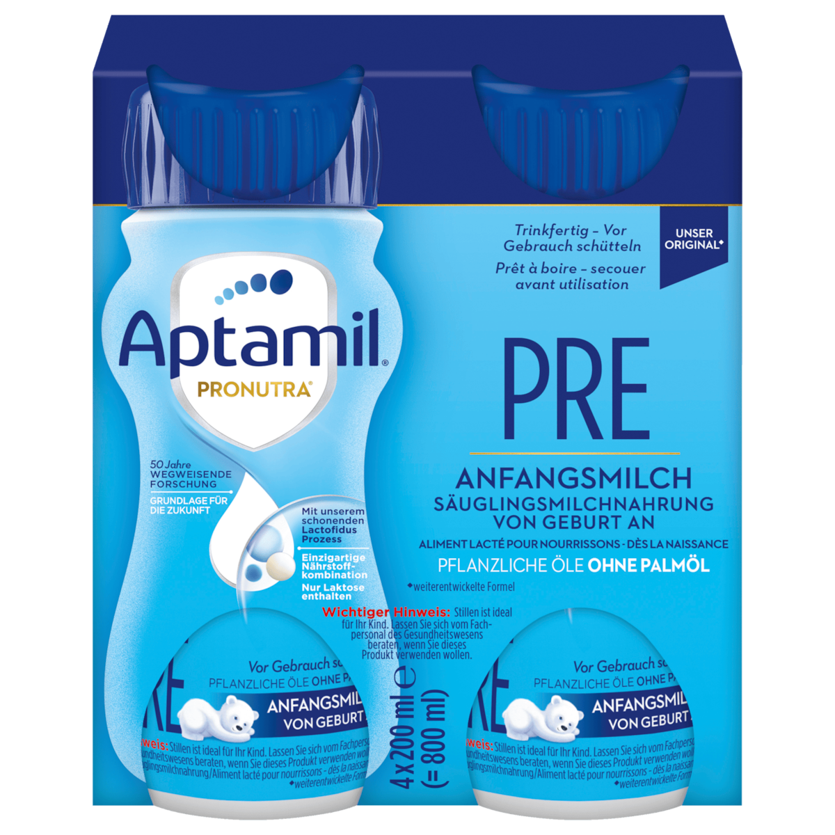 Aptamil Pronutra Advance Pre Anfangsmilch 4x200ml