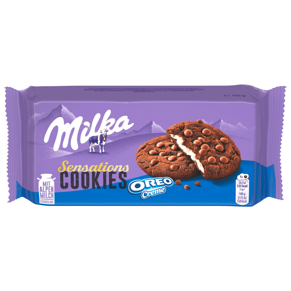 Milka Cookie Sensations Oreo Creme 156g