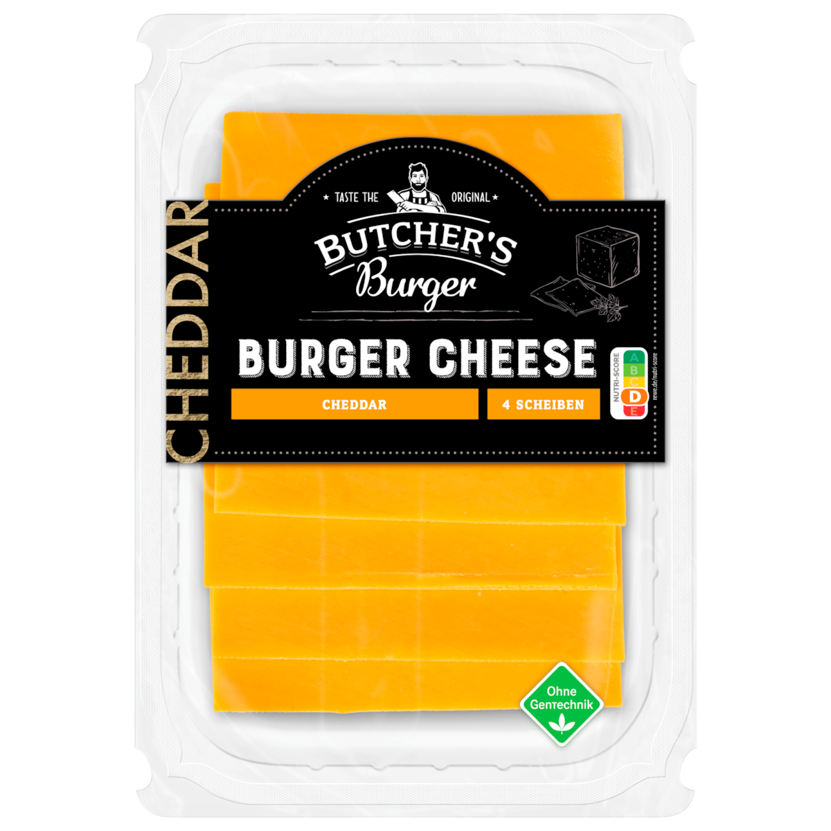 Butcher's Burger Cheddar Burger Cheese 100g