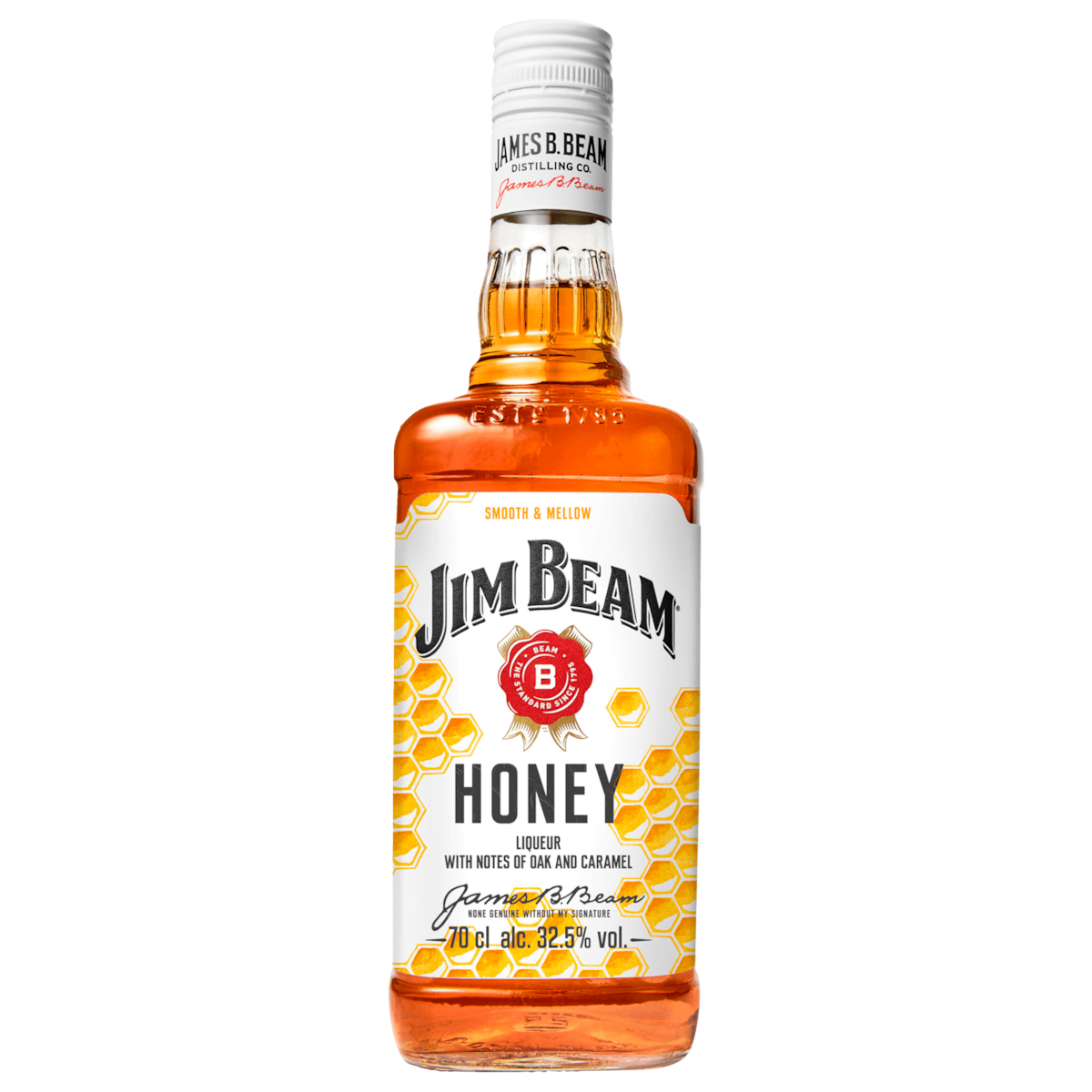 Jim Beam Honey Bourbon Whiskey mit Honig-Likör 0,7l