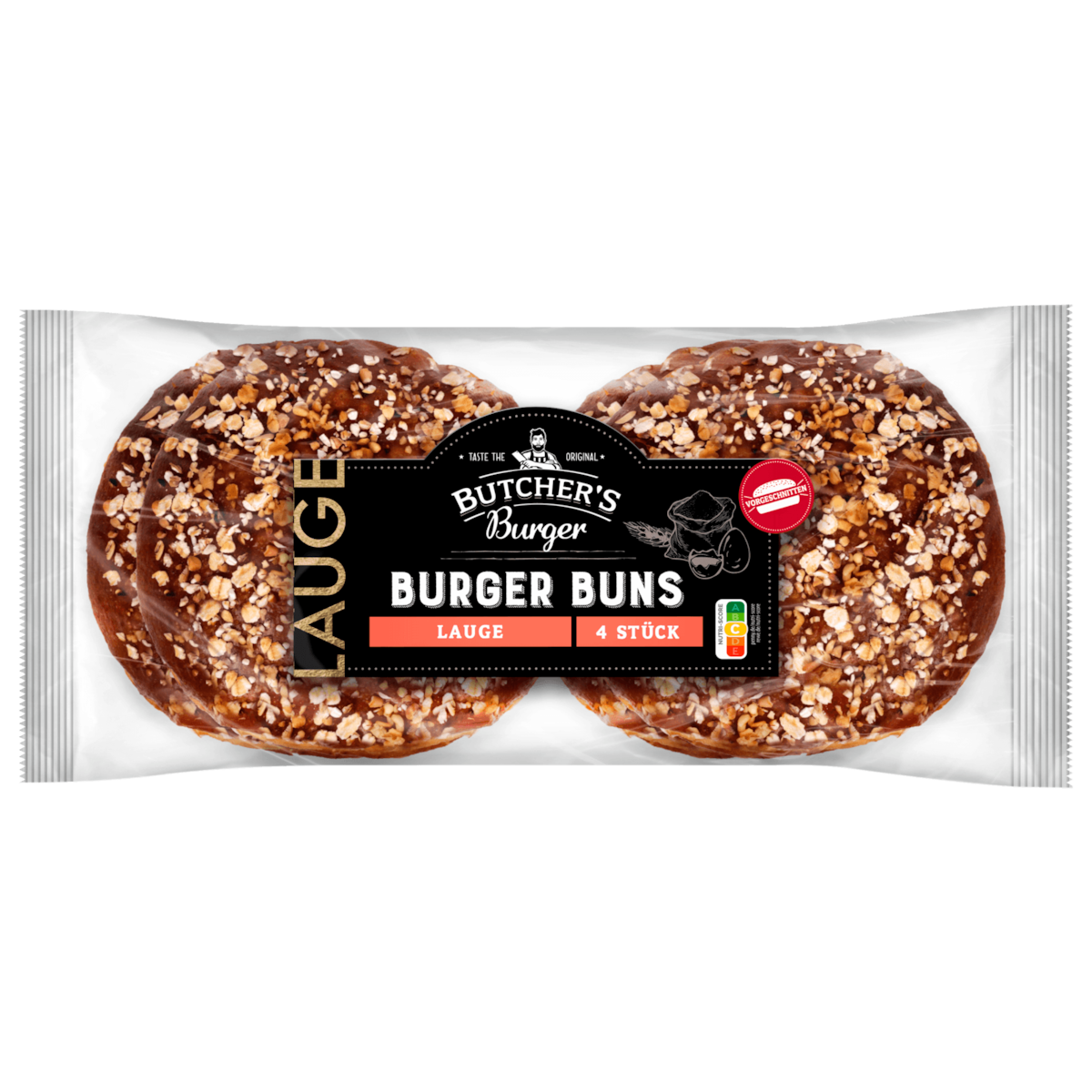Butcher's Burger Buns Lauge 4 Stück