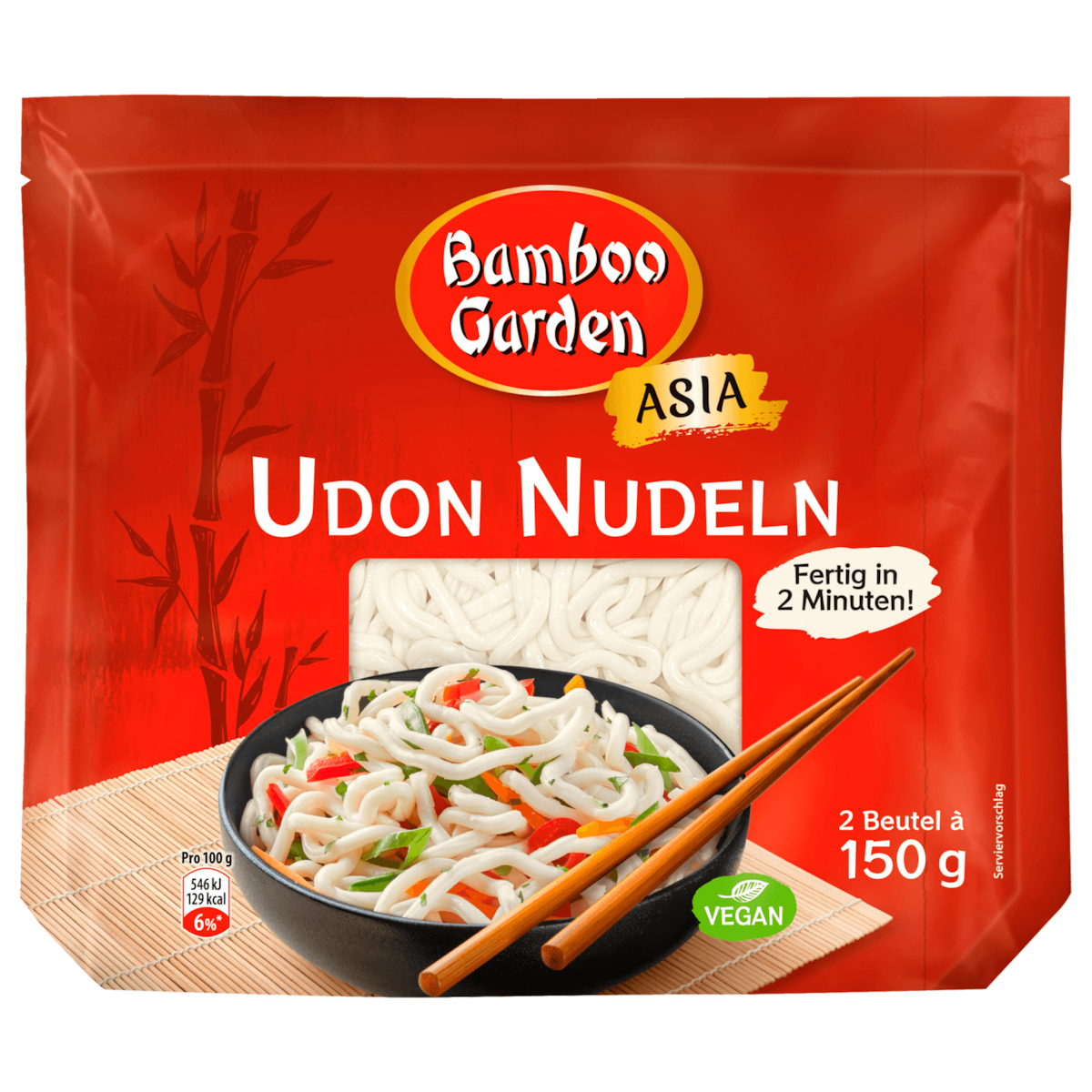 Bamboo Garden Udon Nudeln 2x150g