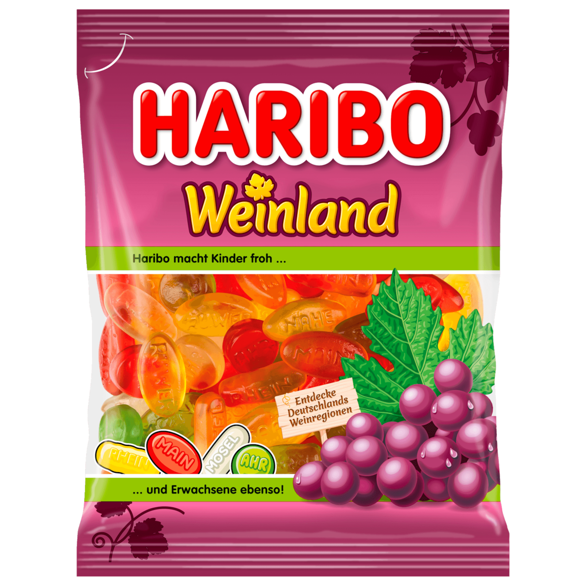 Haribo Fruchtgummi Weinland 175g