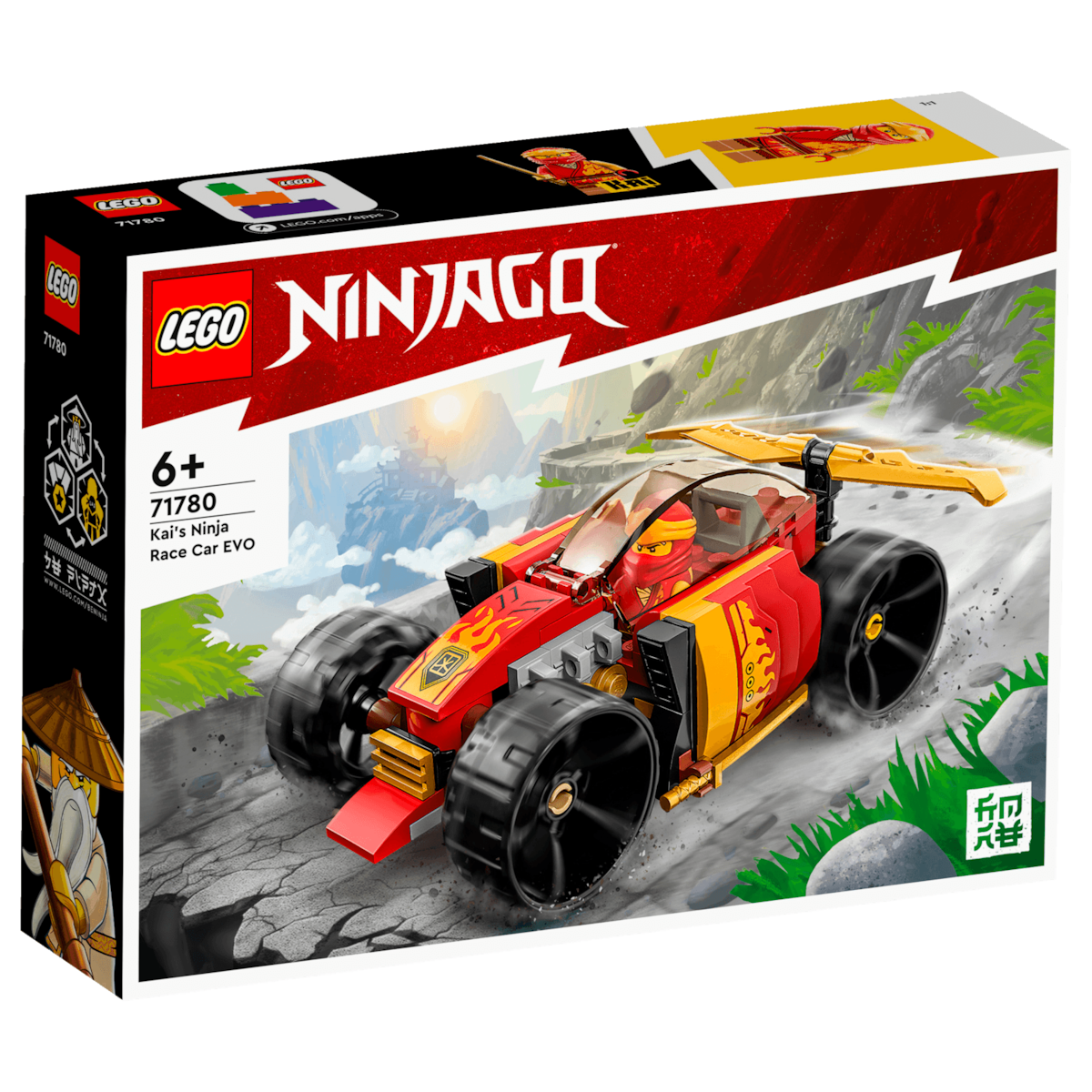 Lego Ninjago 71780 Kais Ninja-Rennwagen EVO 94 Teile ab 6 Jahre