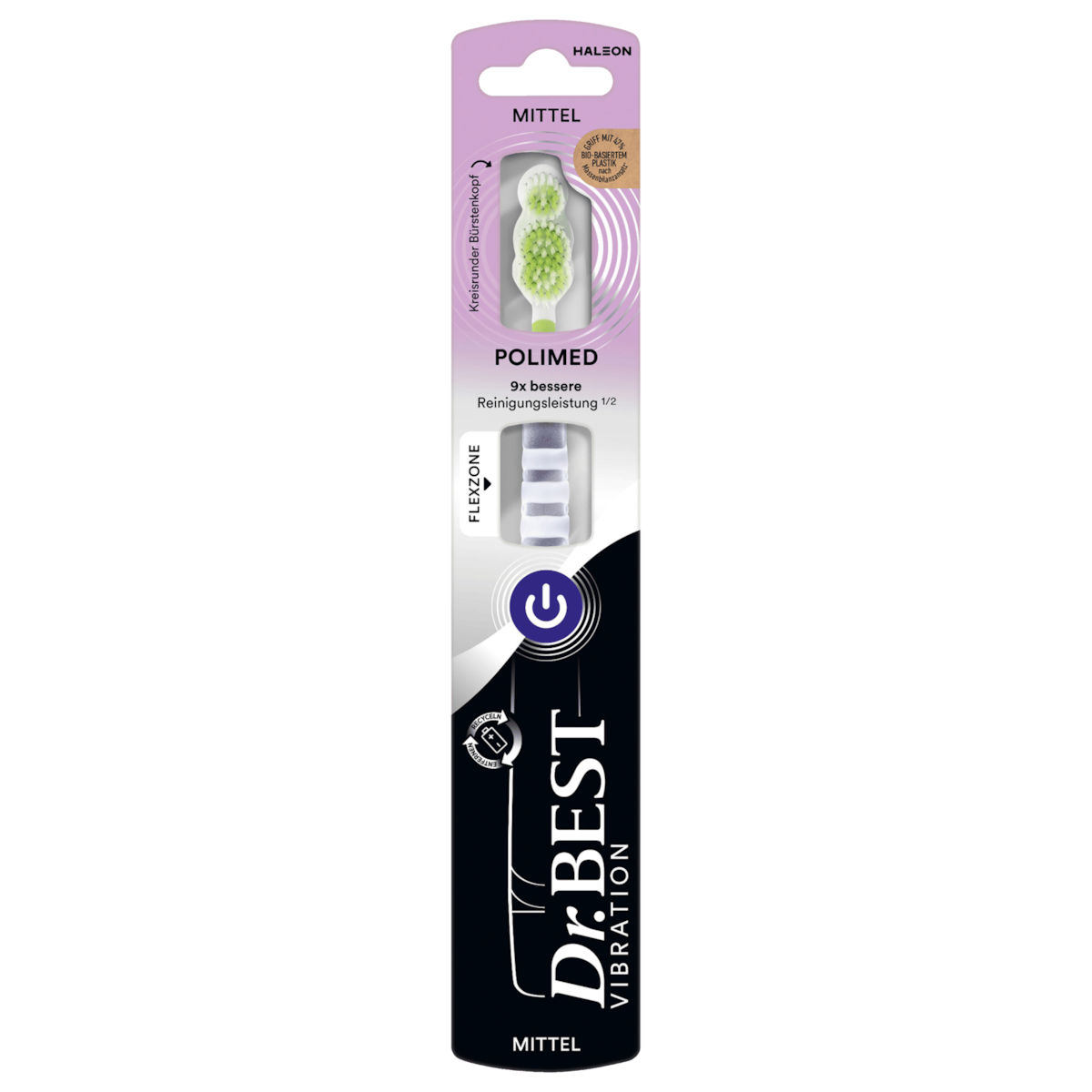 Dr. Best Zahnbürste Vibration Polimed mittel