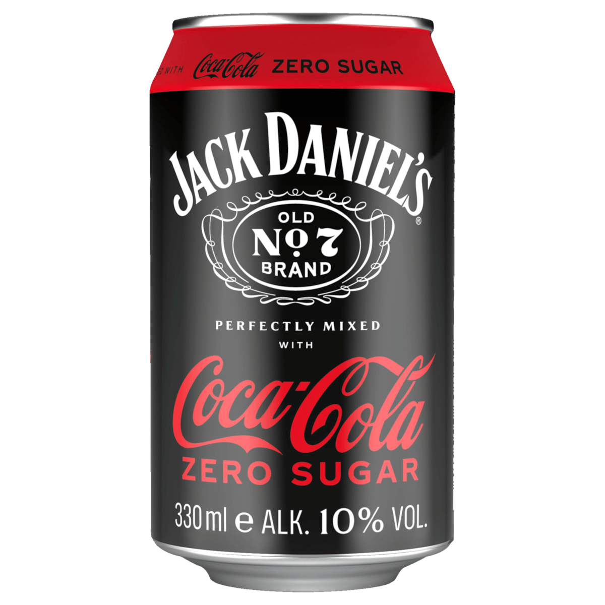 Jack Daniels' mixed with Coca-Cola Zero Sugar 0,33l