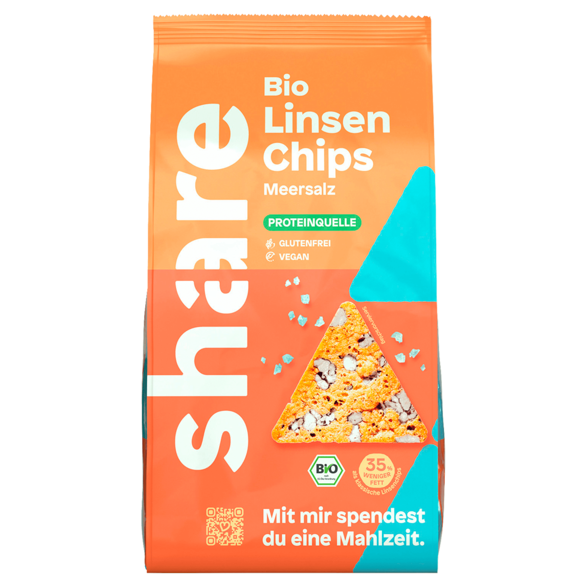 share Bio Linsen Chips gesalzen vegan 80g