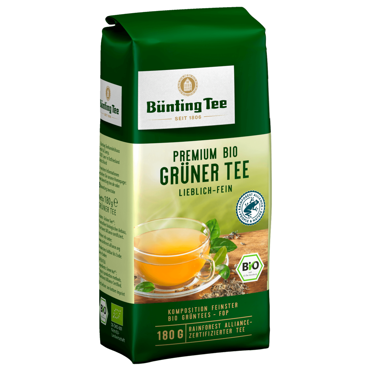 Bünting Tee Bio Grüner Tee 180g