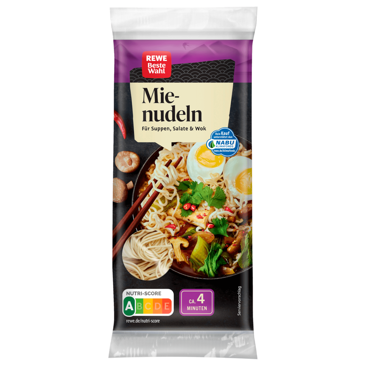 REWE Beste Wahl Mie Nudeln 250g