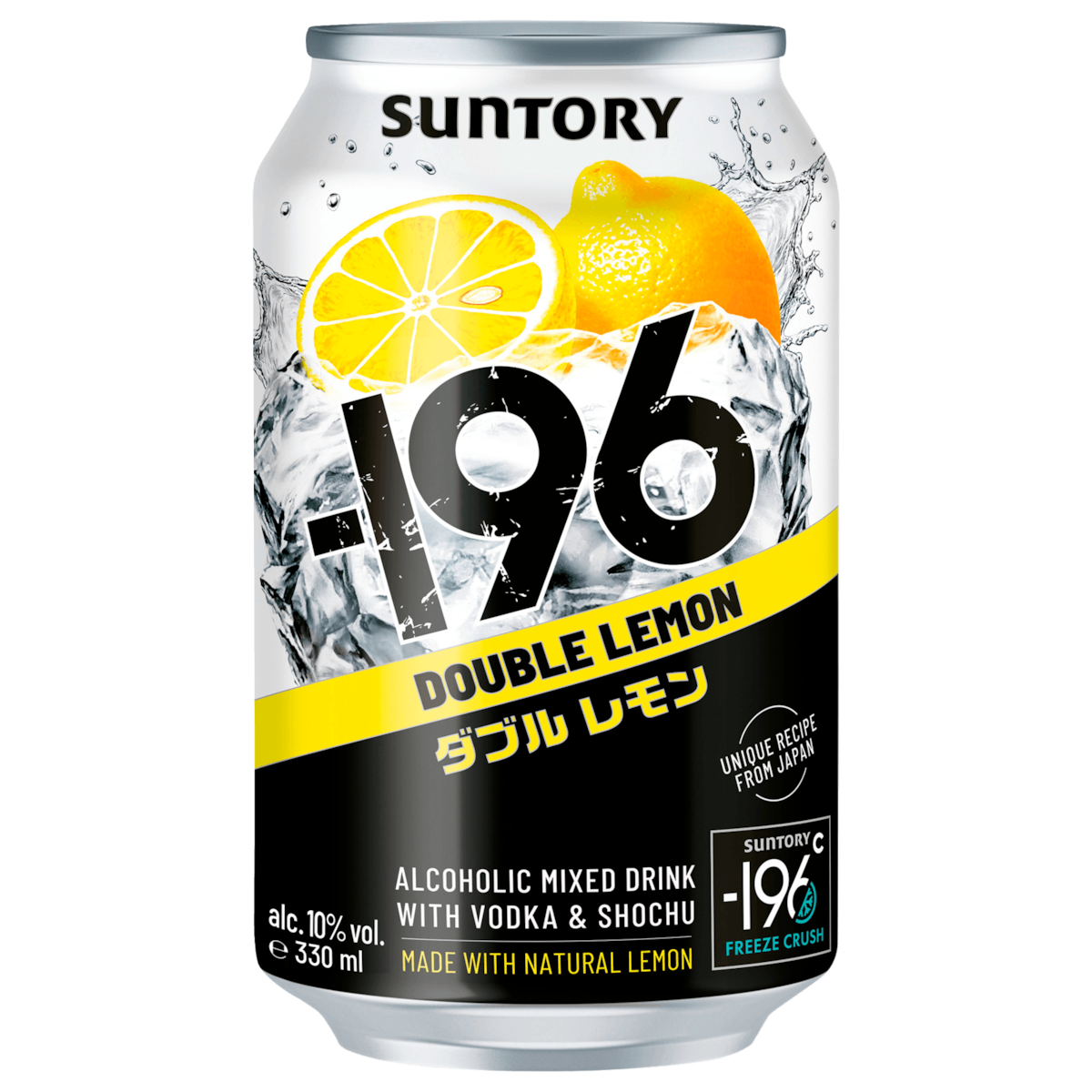 Suntory -196 Vodka Double Lemon 0,33l
