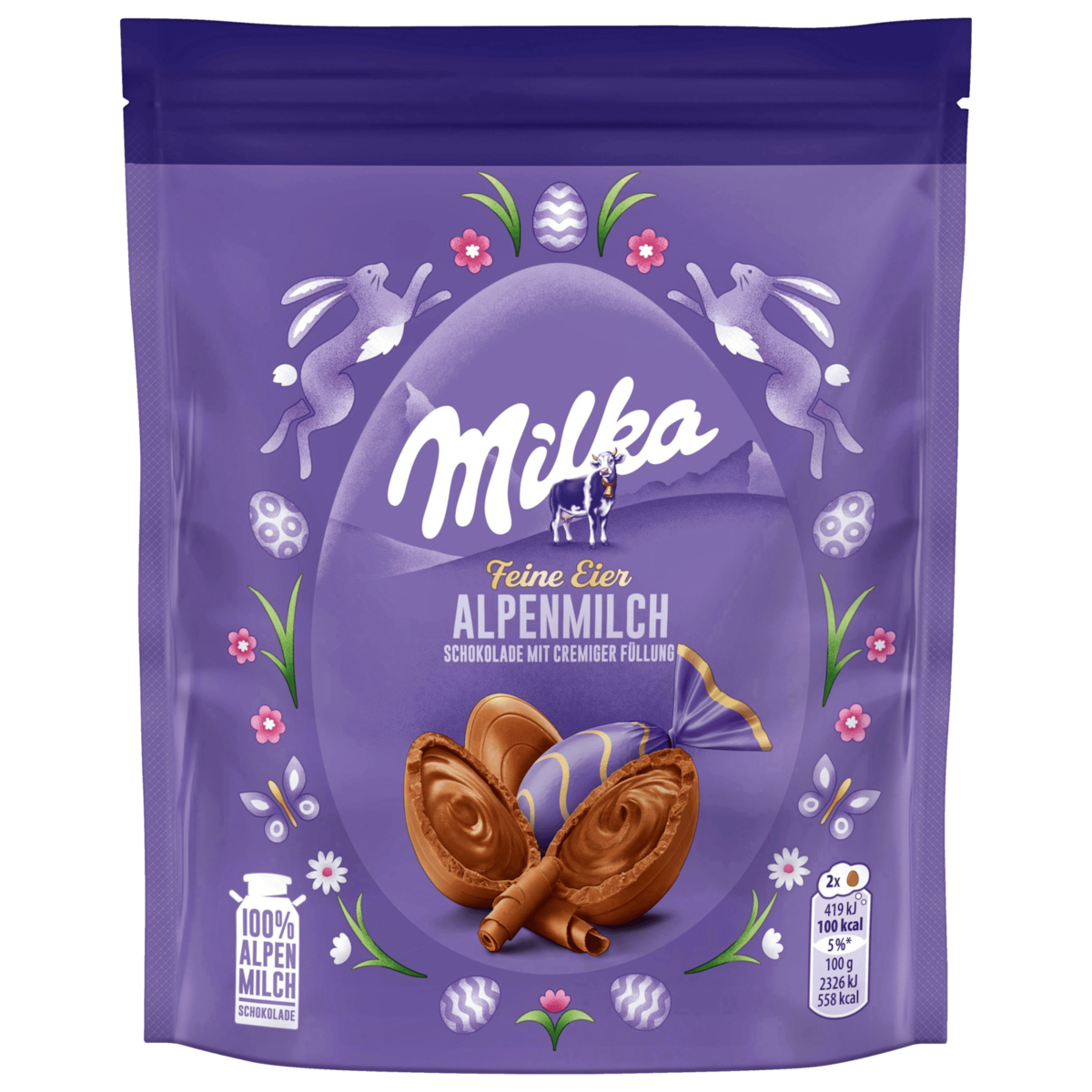 Milka Alpenmilch Schokoladeneier 90g