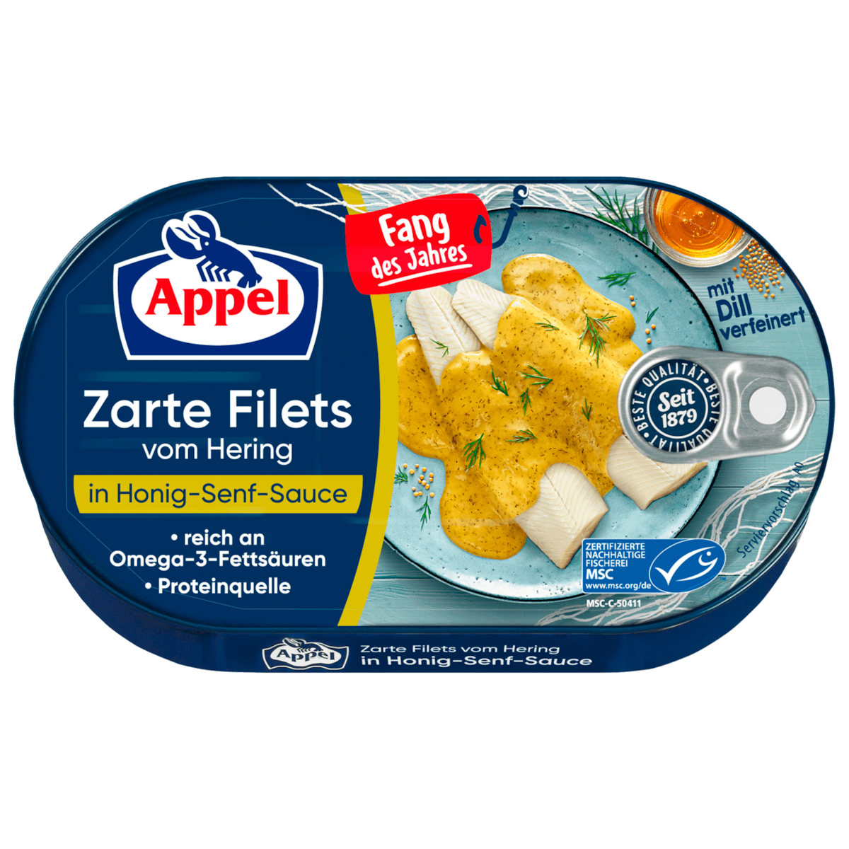 Appel Zarte Filets in Honig-Senf-Sauce 190g