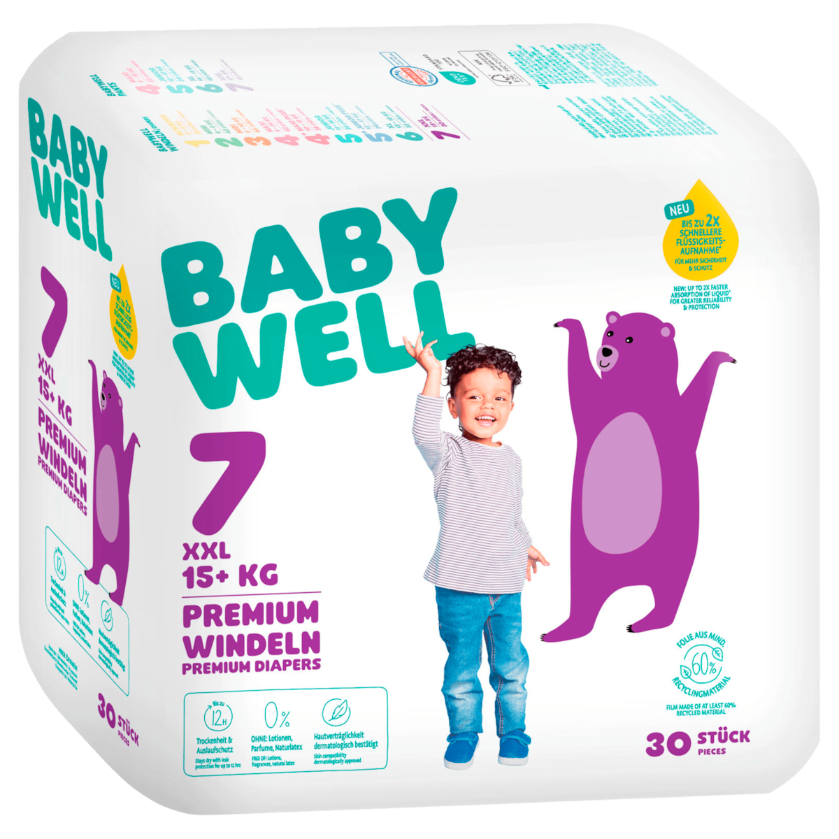 Babywell Windeln Gr.7 15+kg 30 Stück