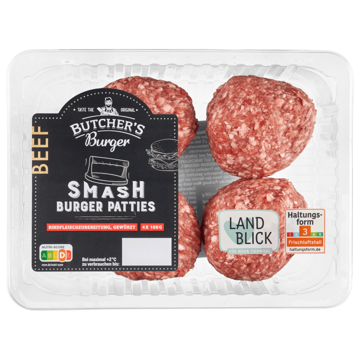 Butcher's Burger Smash Burger Patties 400g