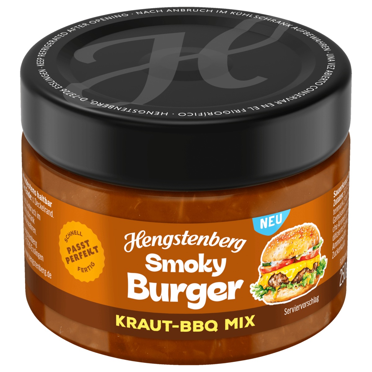 Hengstenberg Smoky Burger Kraut-BBQ Mix 250g