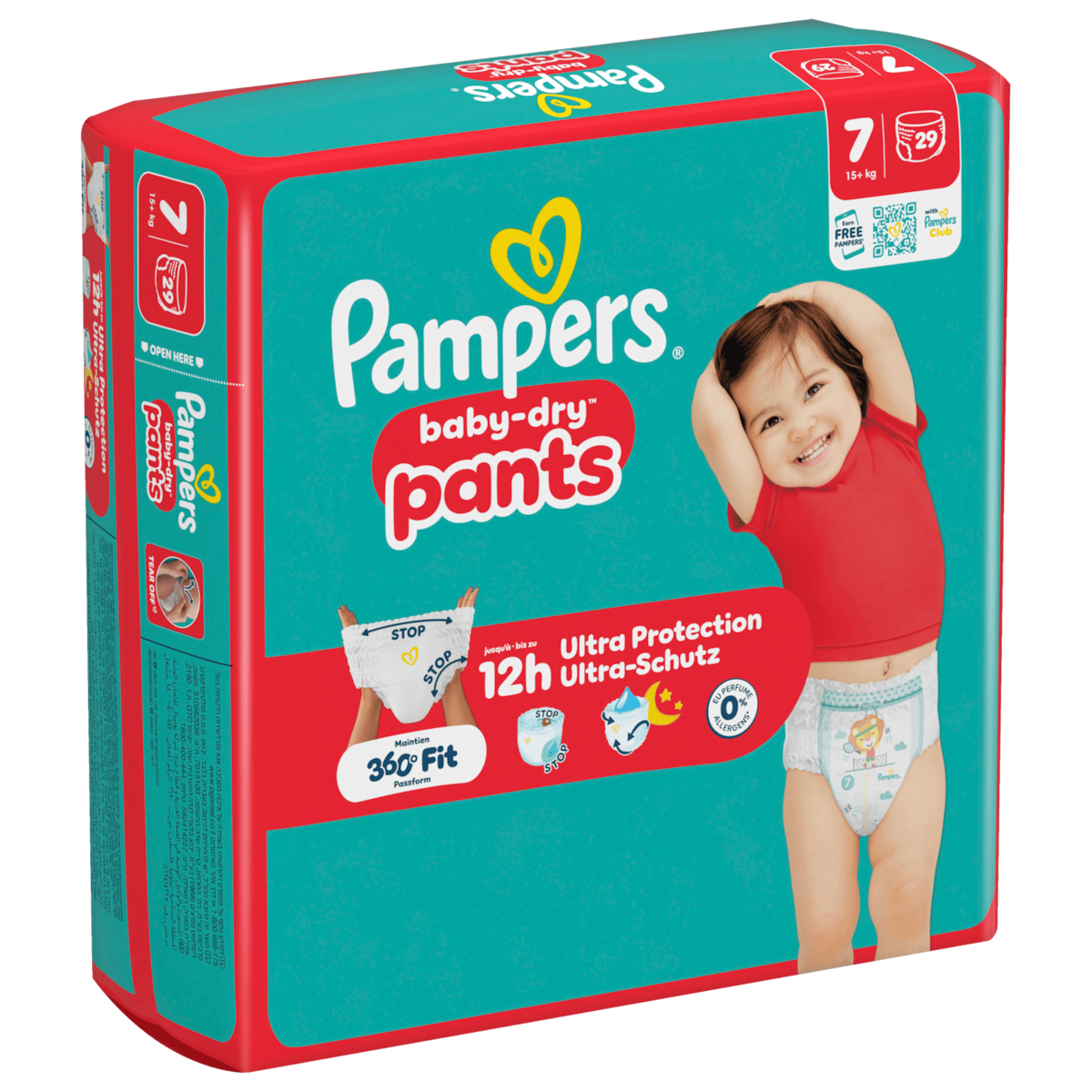 Pampers Baby-Dry Pants Windeln Gr.7 15+kg 29 Stück