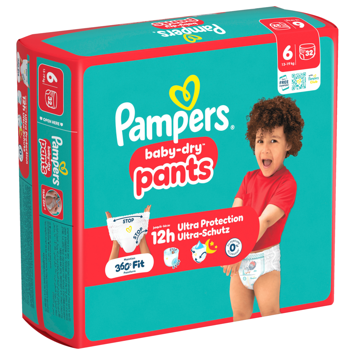 Pampers Baby-Dry Pants Windeln Gr.6 13-19kg 32 Stück
