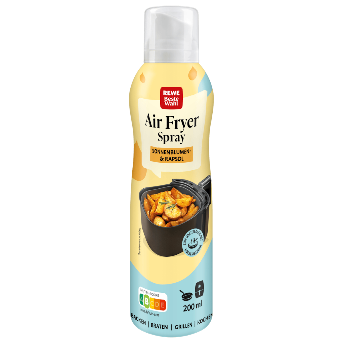 REWE Beste Wahl Air Fryer Spray Sonnenblumen- & Rapsöl 200ml