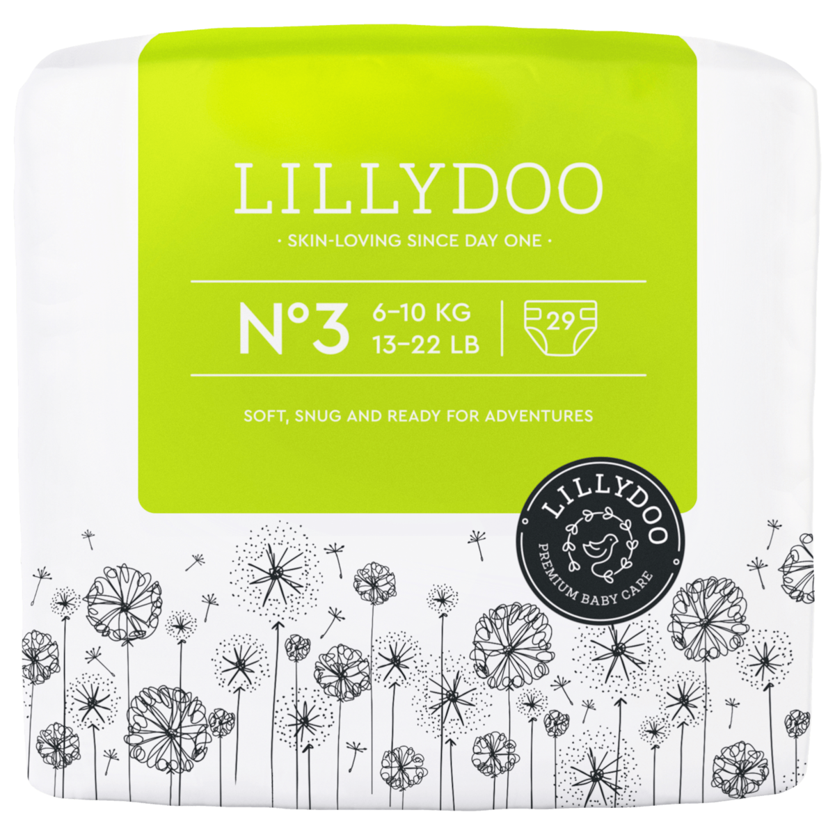 Lillydoo Windeln Gr. 3 6-10kg 29 Stück