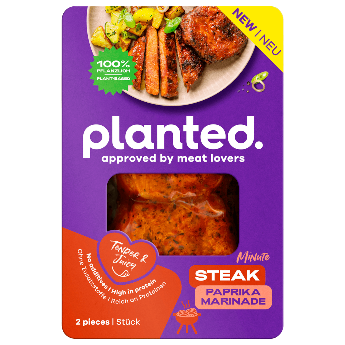 Planted. Steak Paprika Vegan 160g