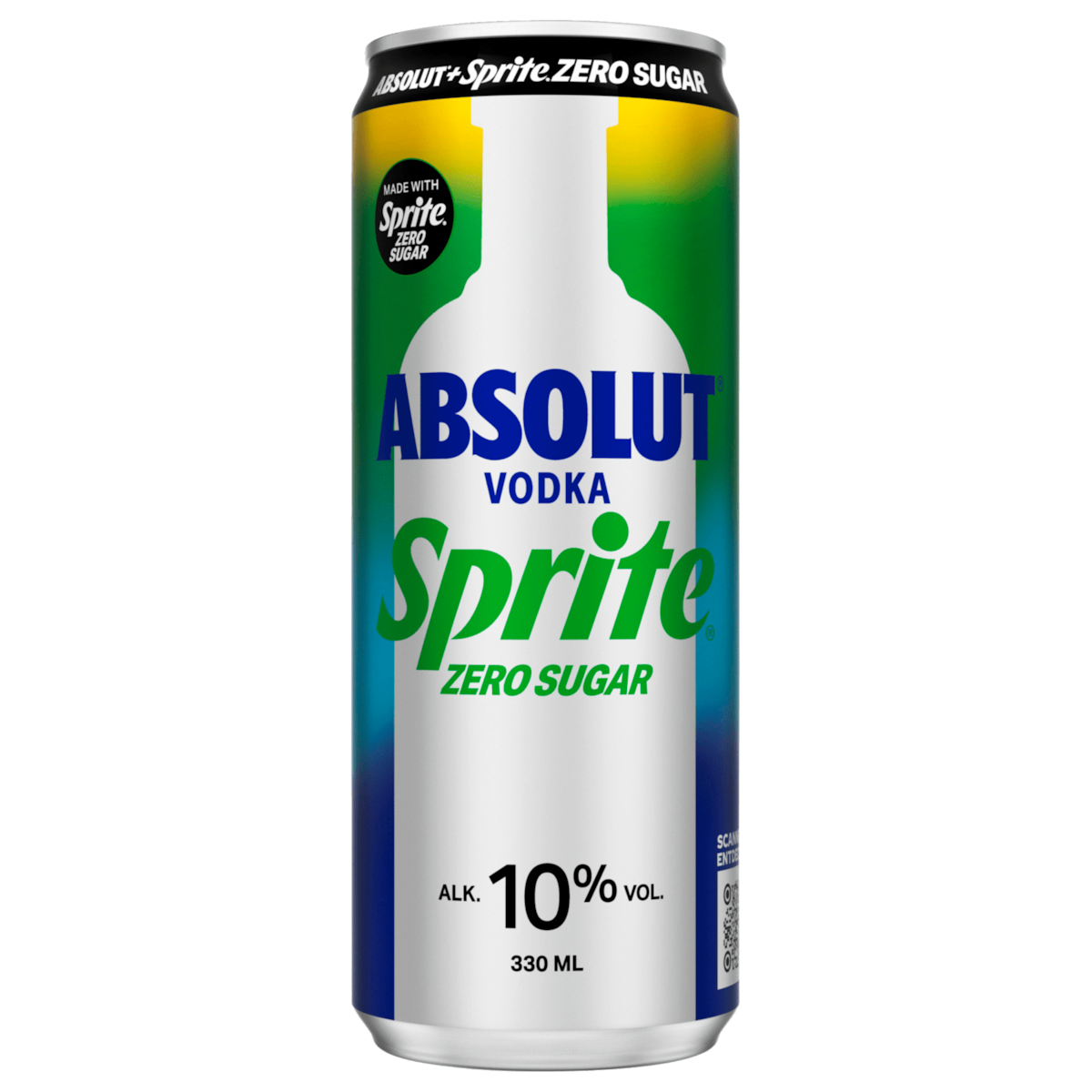 Absolut Vodka Sprite Zero Sugar 0,33l