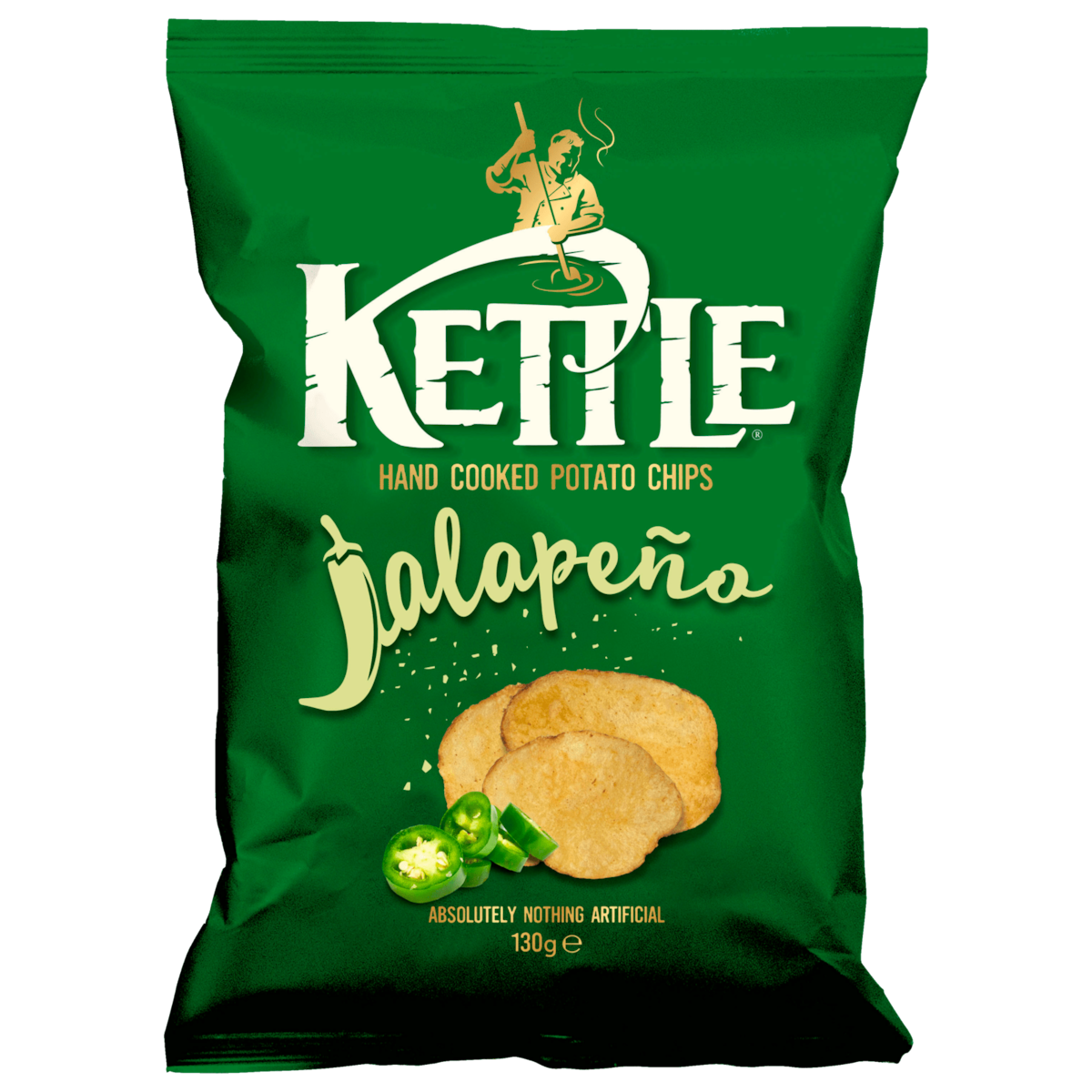 Kettle Potato Chips Jalapeño 130g