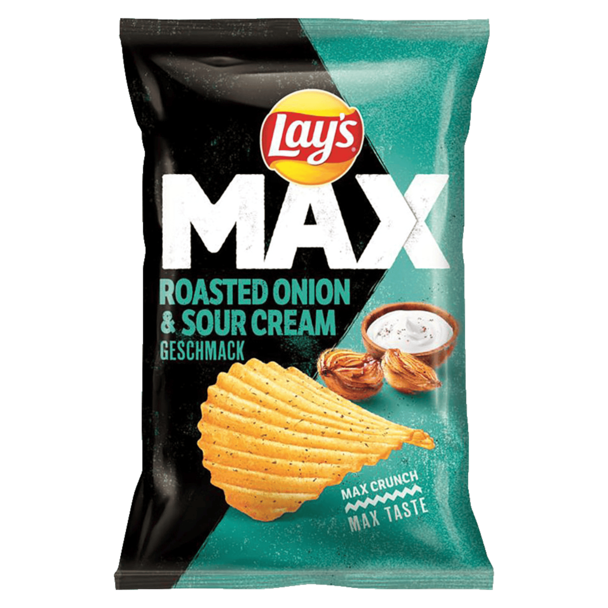Lay's Max Roasted Onion & Sour Cream Chips 110g