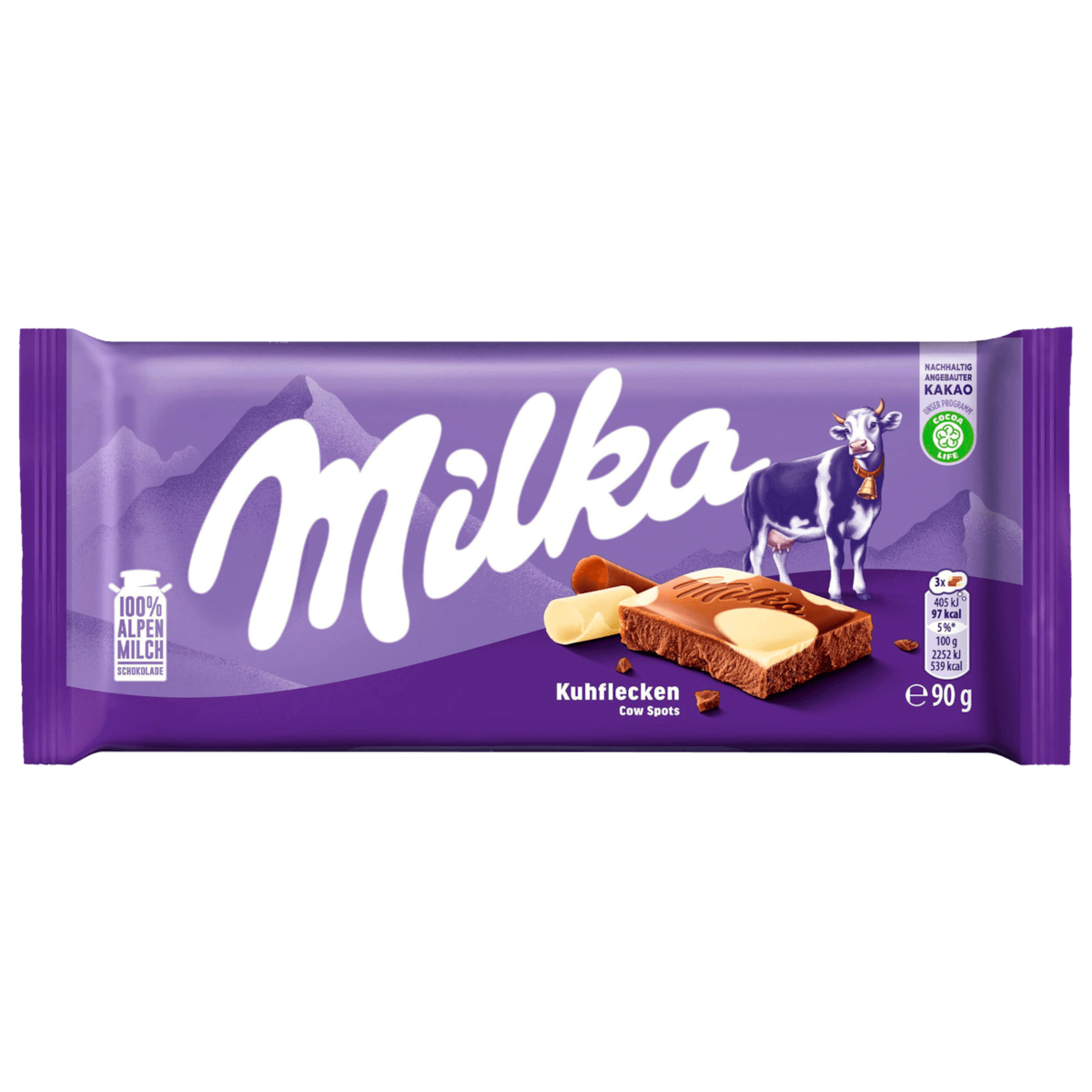 Milka Schokolade Kuhflecken 90g