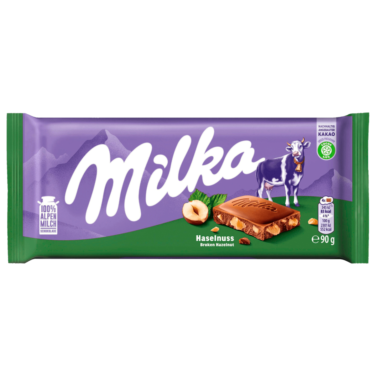 Milka Schokolade Haselnuss 90g