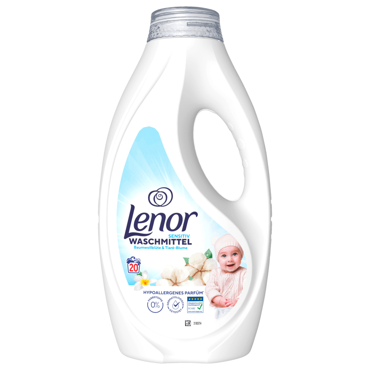 Lenor Vollwaschmittel Flüssig Sensitiv 0.90l 20WL