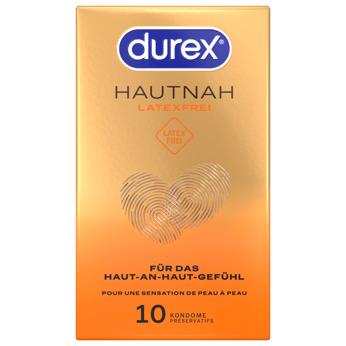 Durex Kondome Hautnah Latexfrei 10 Stück