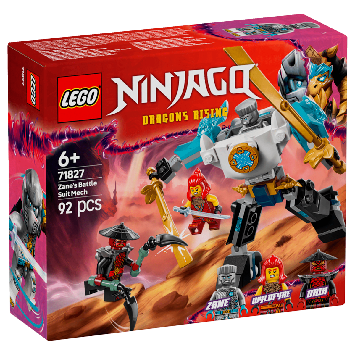 Lego Ninjago 71827 Zane's Battle Suit Mech 92 Teile ab 6 Jahre