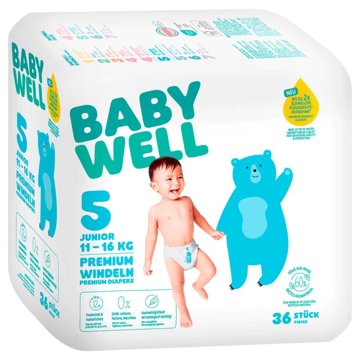 Babywell Windeln Gr.5 11-16kg 36 Stück