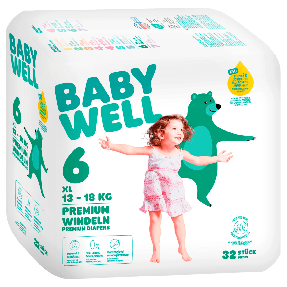 Babywell Windeln Gr.6 13-18kg 32 Stück