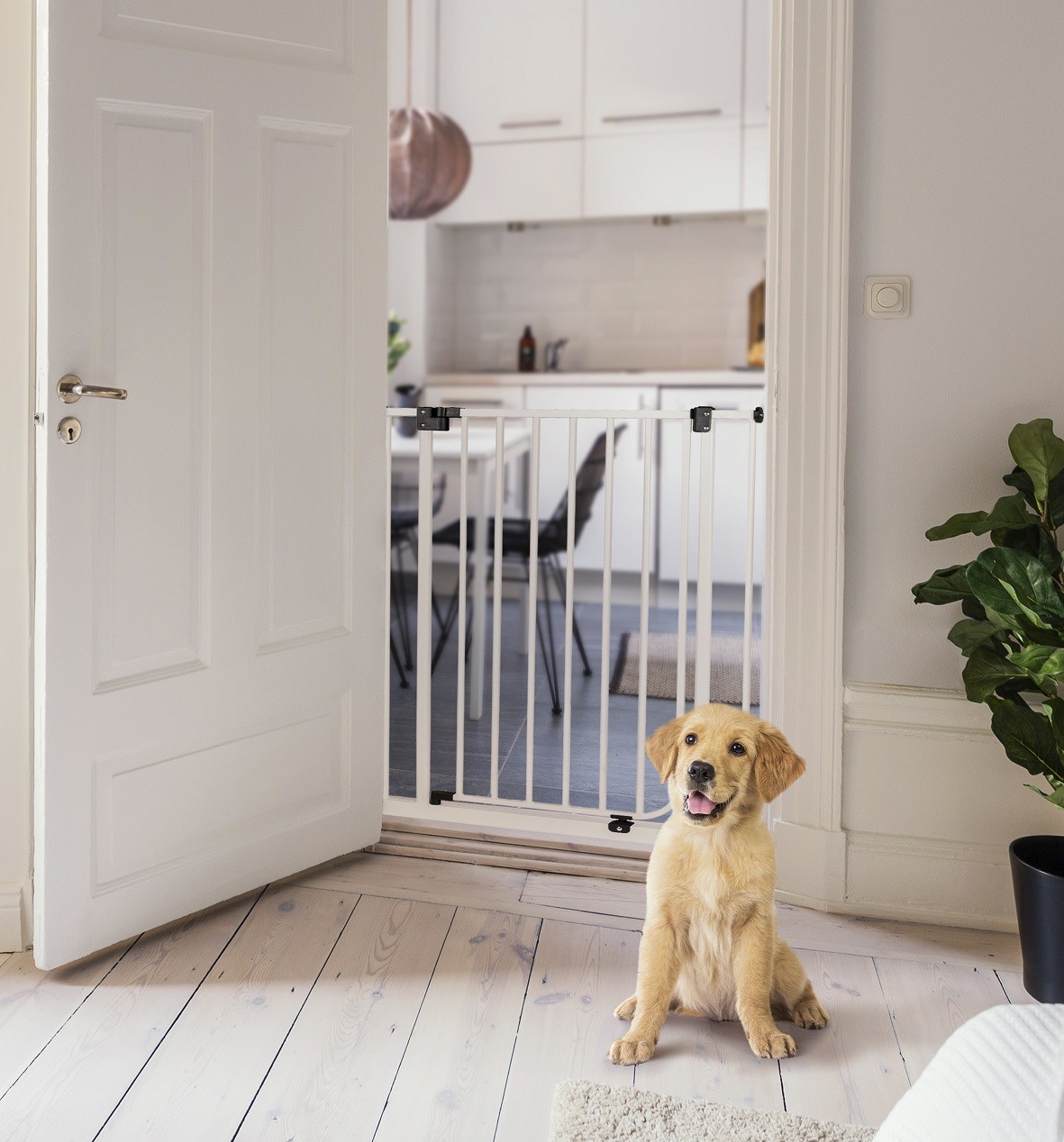 IMPAG® Tür- und Treppenschutzgitter Easy Step HIGH 73 - 222 cm''