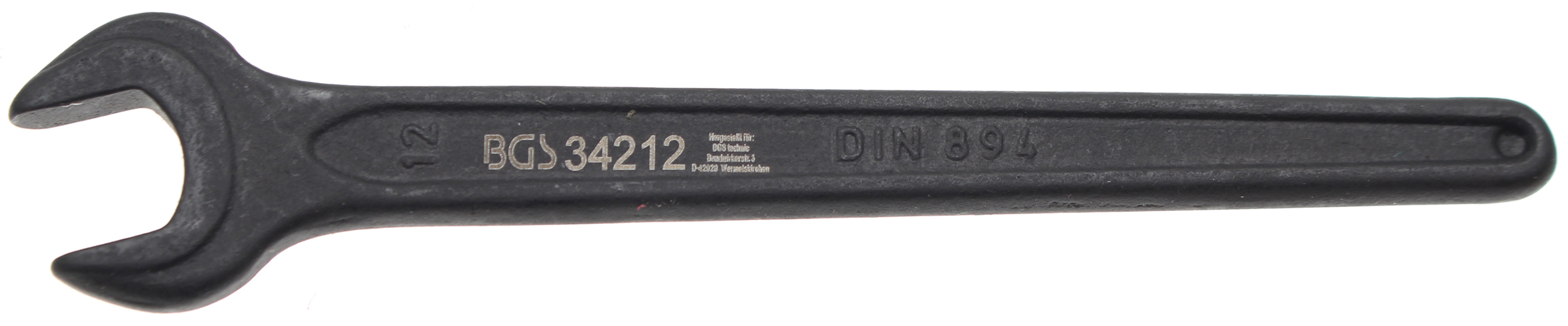 Einmaulschlüssel  DIN 894  SW 12 mm