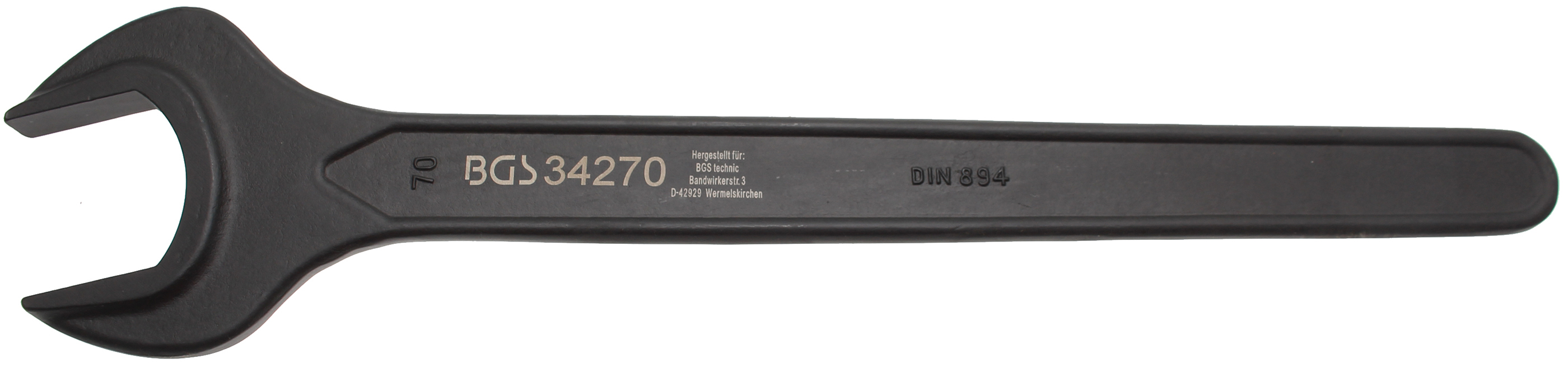 Einmaulschlüssel  DIN 894  SW 70 mm