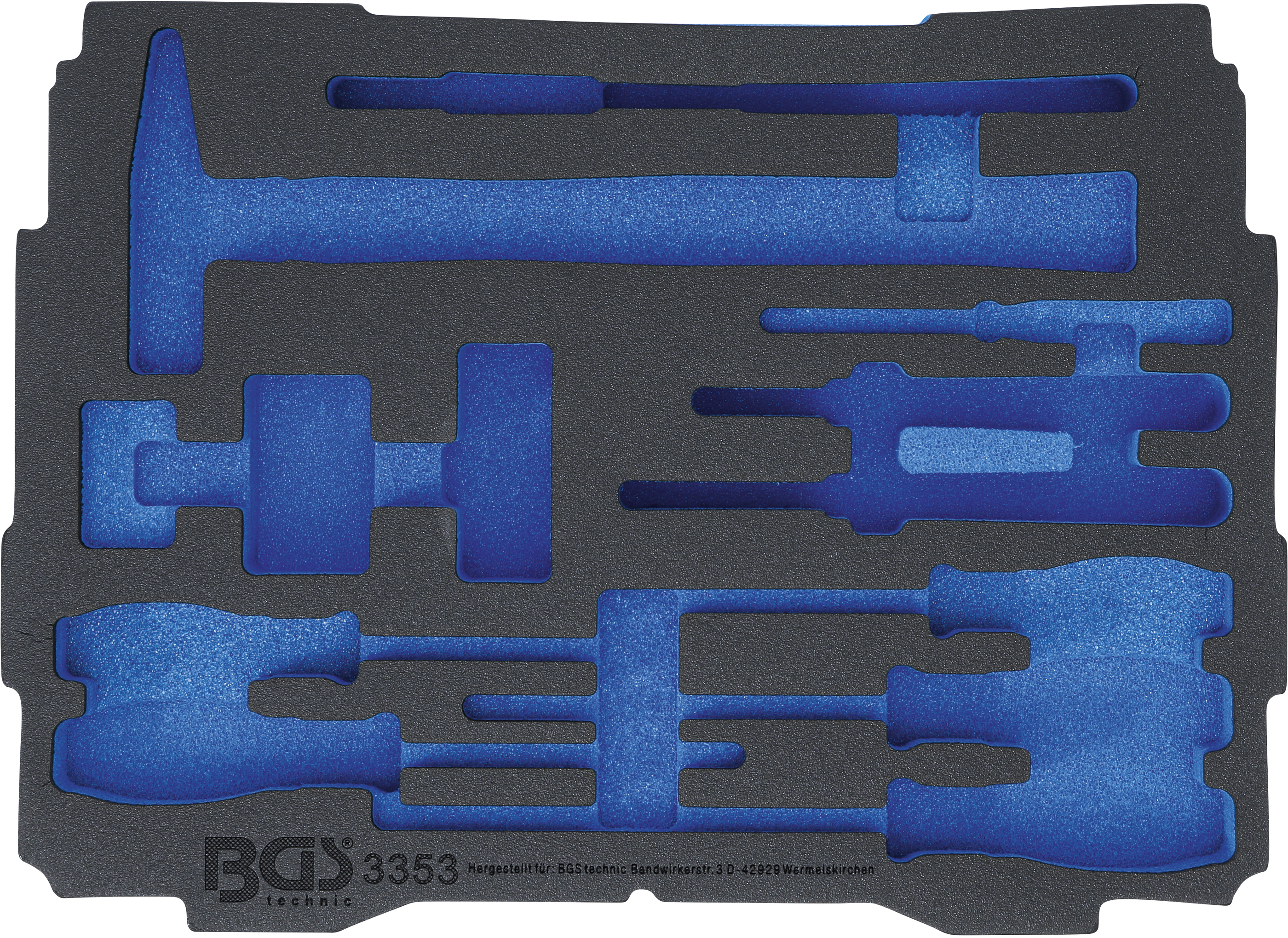 Schaumeinlage für Art. BOXSYS1 & 2 leer für Art. 3353