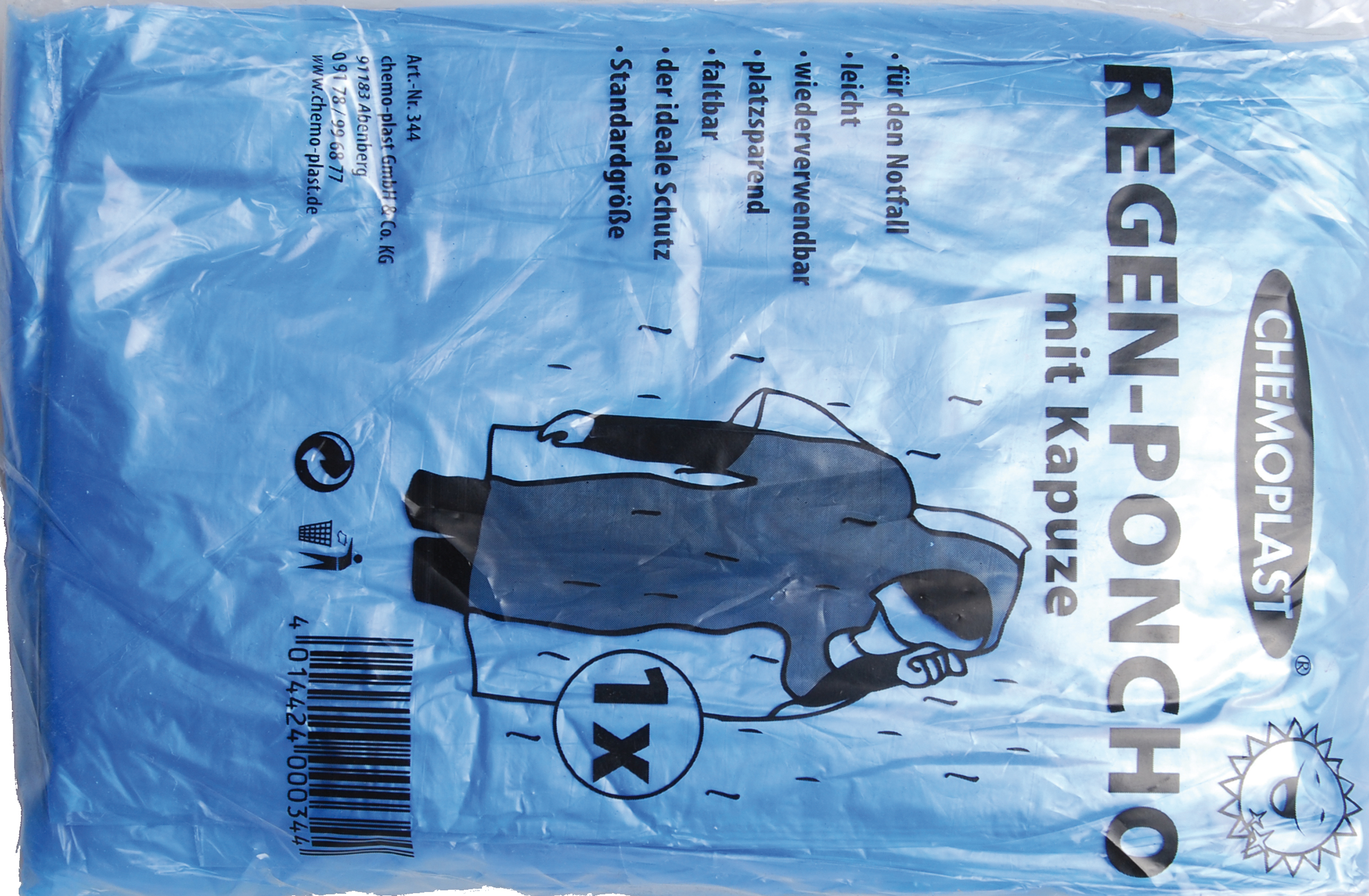 Regenponcho Unigröße