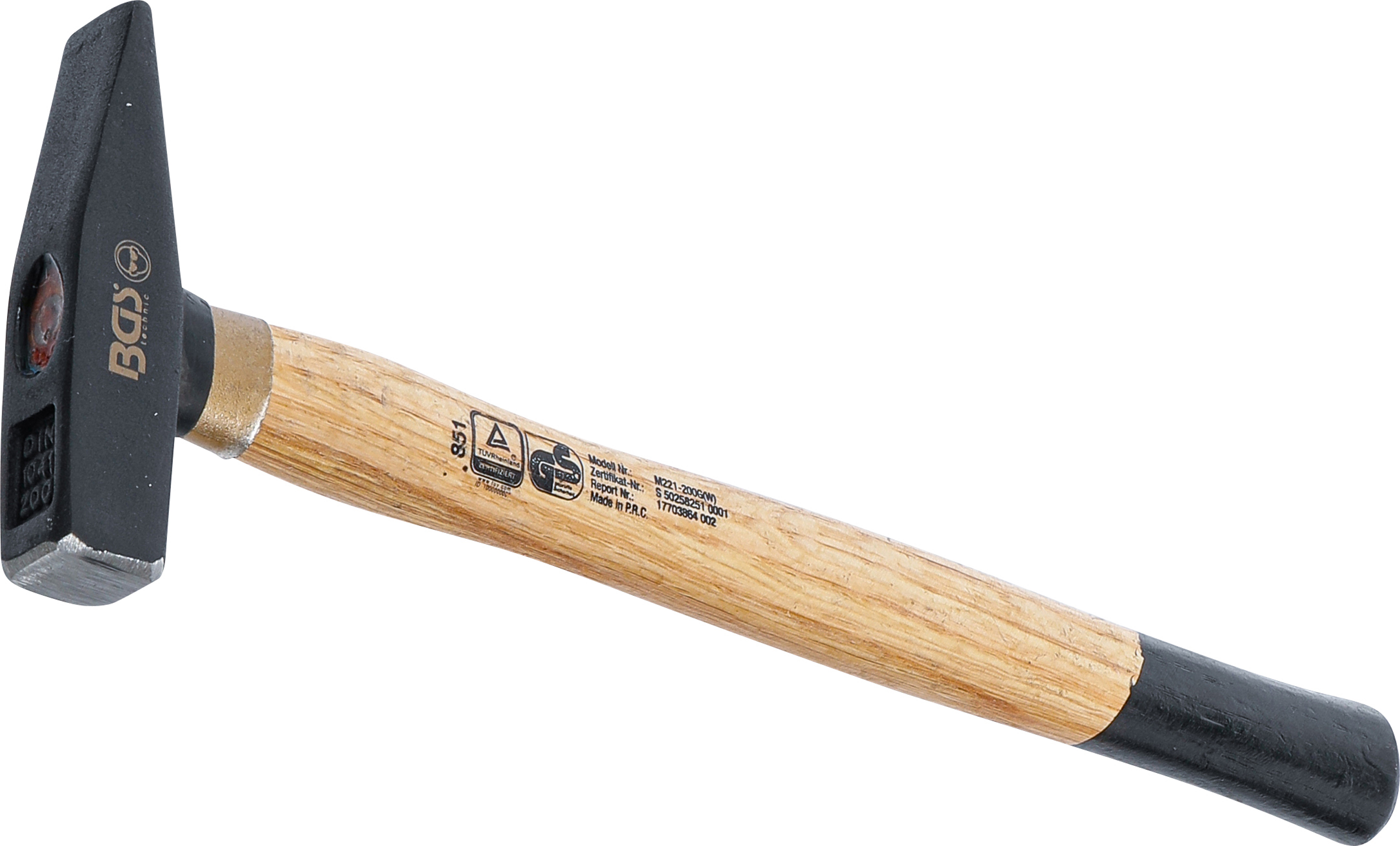 Schlosserhammer Holz-Stiel DIN 1041 200 g