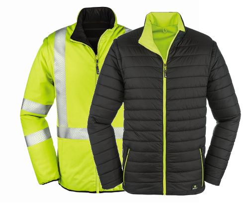 4PROTECT Warnschutz-Softshellwendejacke RENO