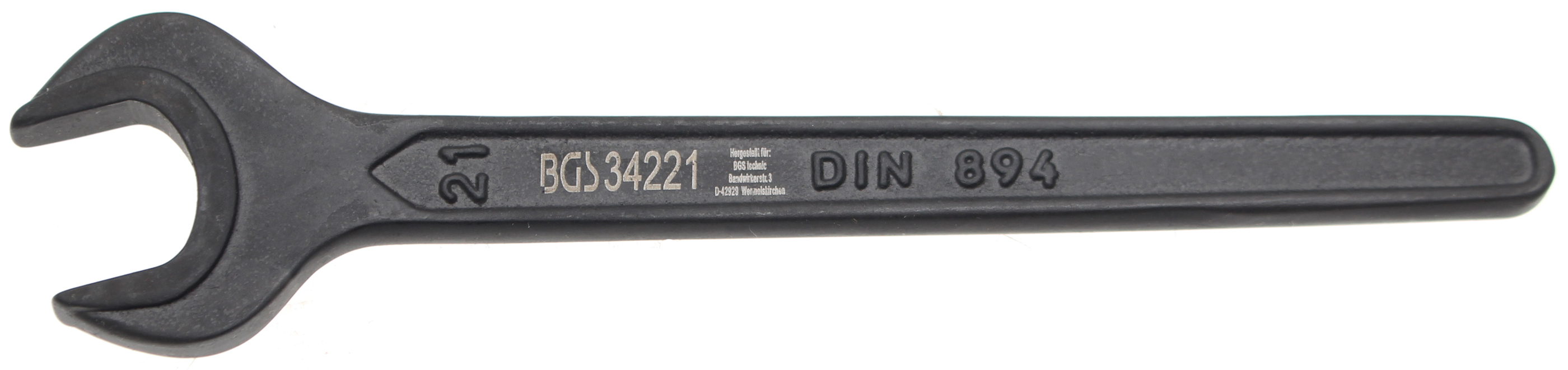Einmaulschlüssel  DIN 894  SW 21 mm