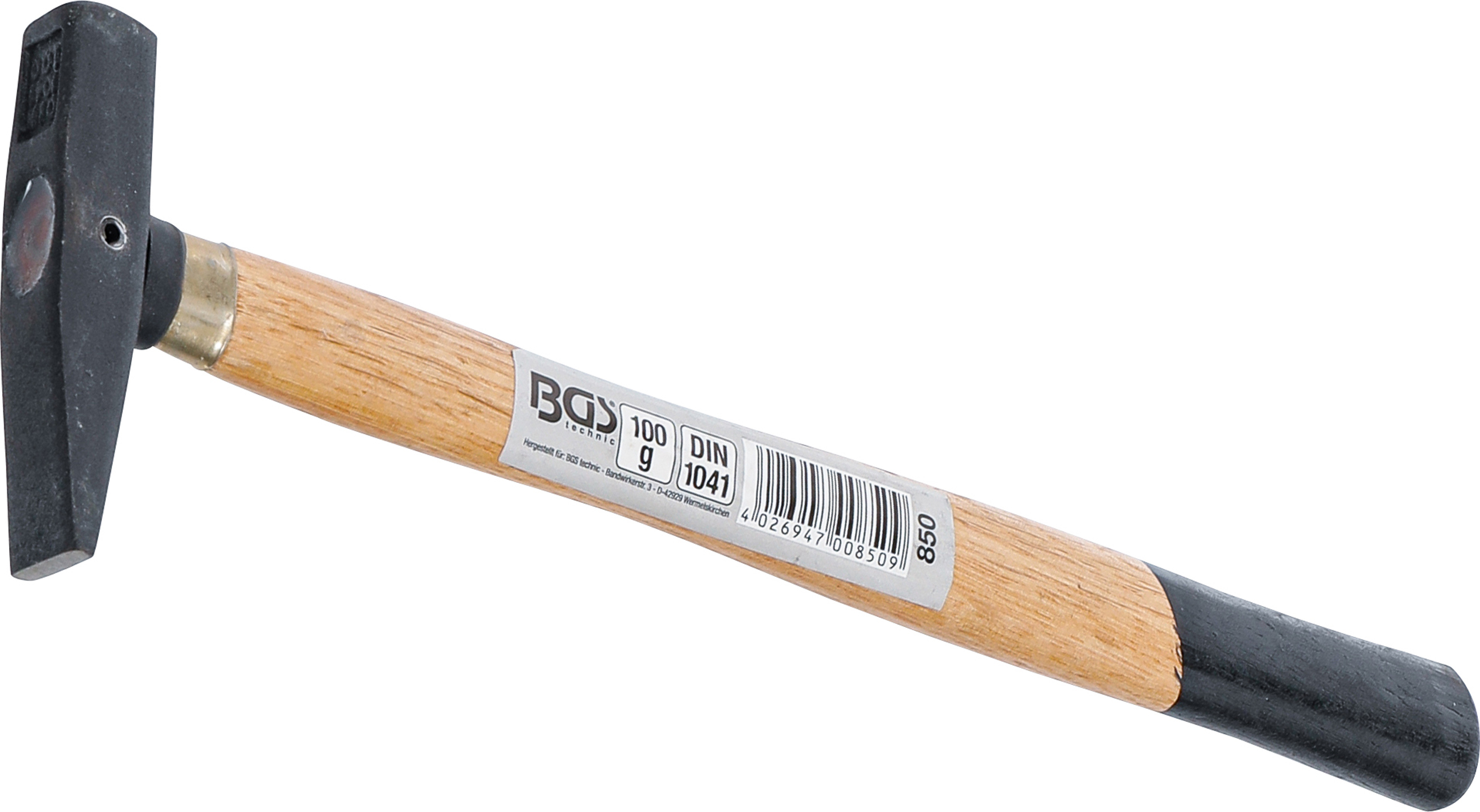 Schlosserhammer  Holz-Stiel  DIN 1041  100 g