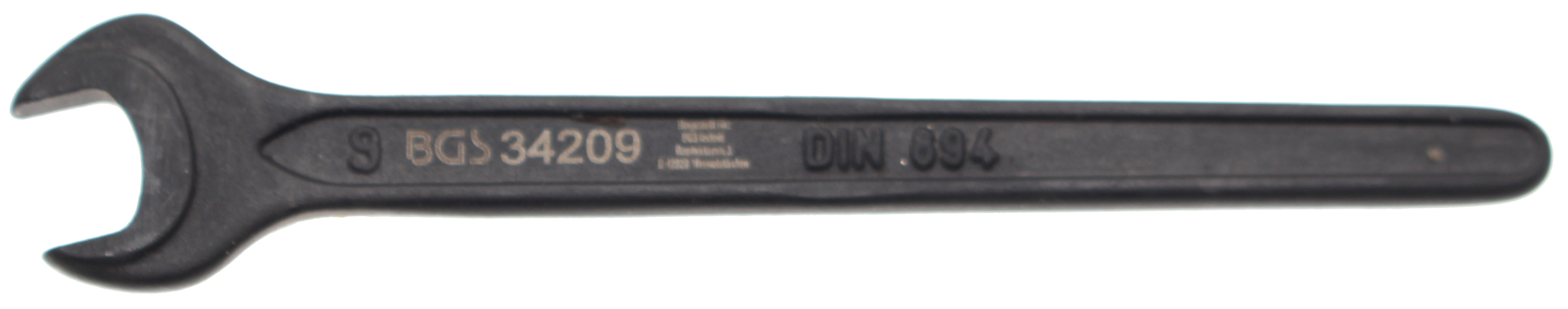 Einmaulschlüssel  DIN 894  SW 9 mm