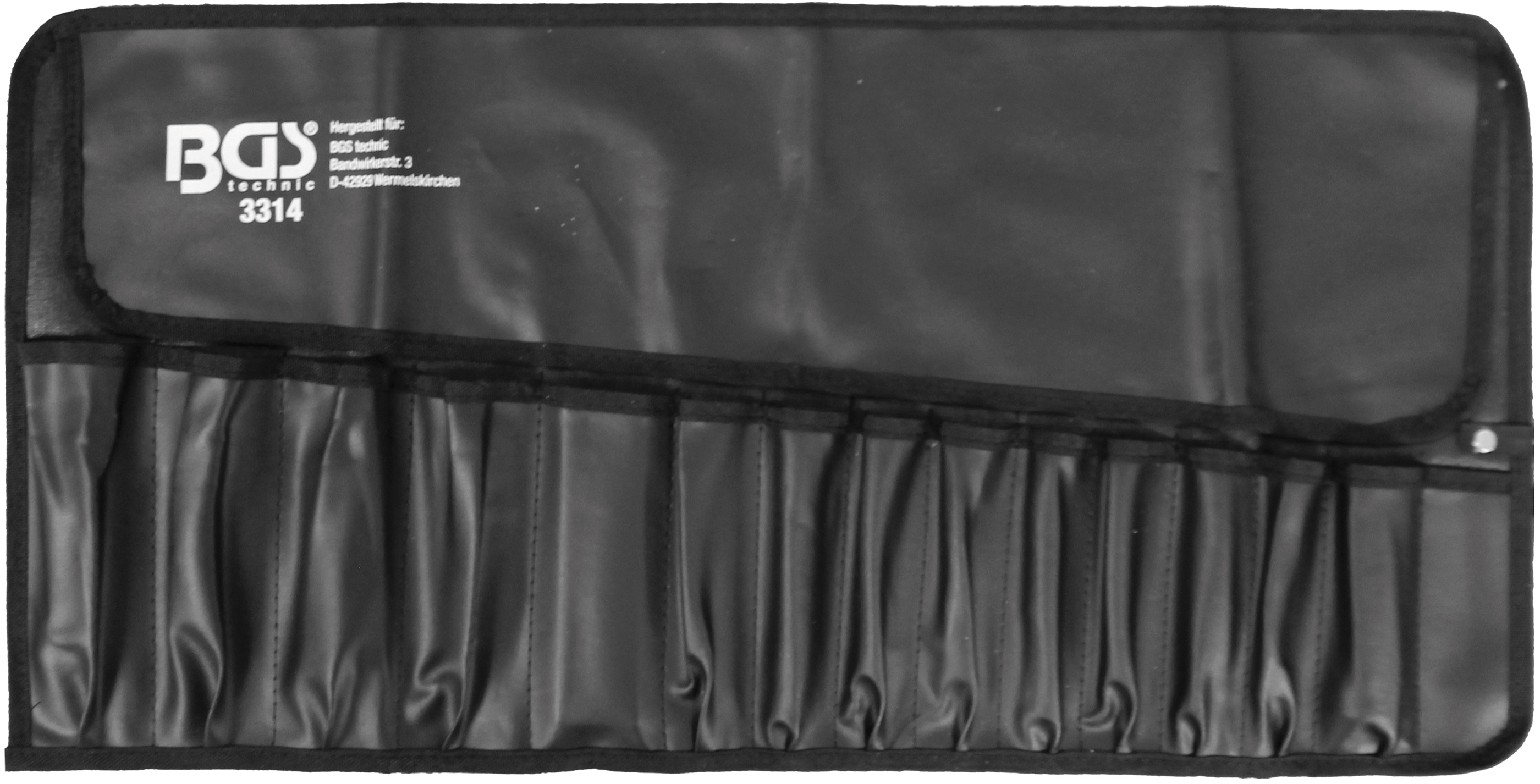Rolltasche für Werkzeug mit 15 Fächern  660 x 320 mm  leer