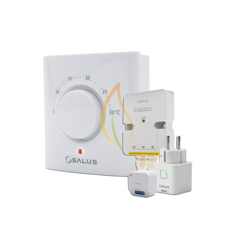 Salus Funk-Raumthermostat Set mit ERT20TXB analog Thermostat
