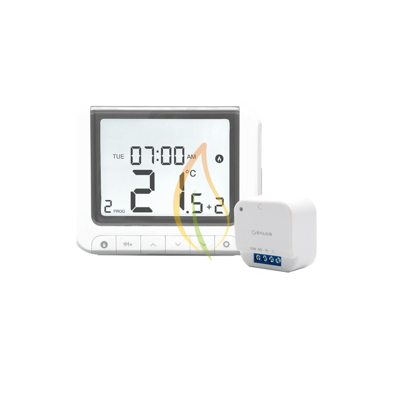 Salus Funk-Raumthermostat Set Digital Thermostat WBRT520TX + Funk-Unterputz Empfänger SR868